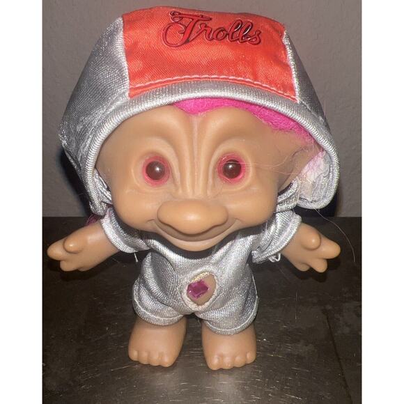 Vintage Troll Doll- 4" Ace Troll- Super Troll - Picture 3 of 7
